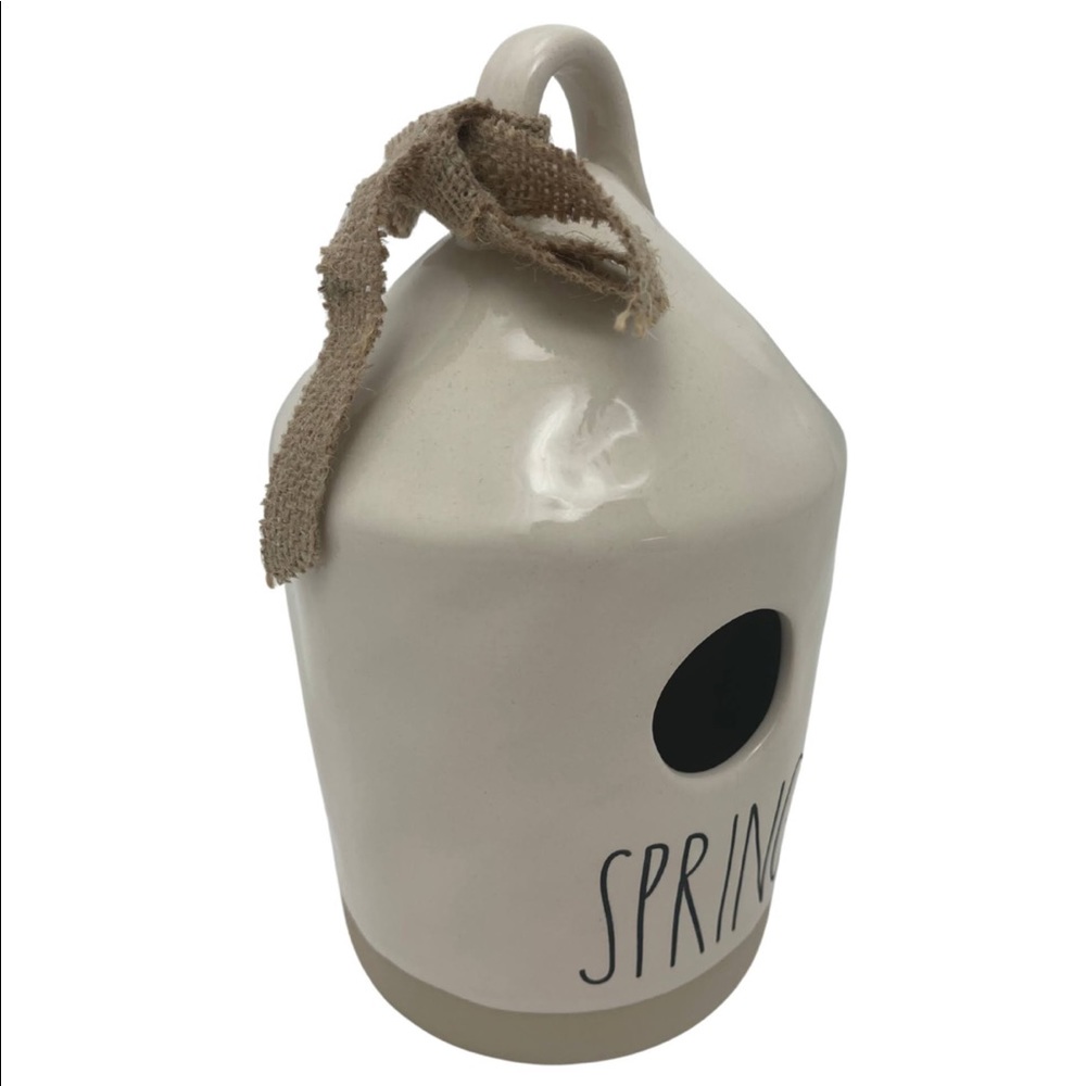 Rae Dunn SPRING Birdhouse with Clay Bottom - Picture 5 of 5